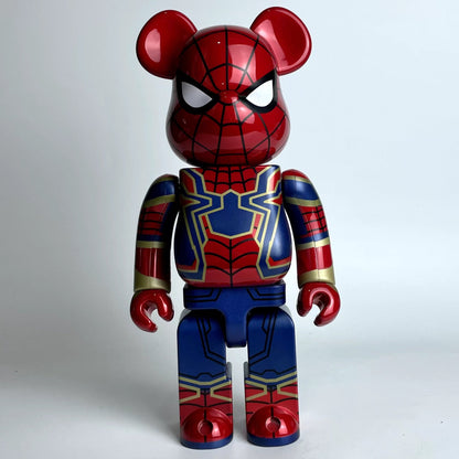 28cm BEARBRICK 400% Spiderman ABS Action Figure Boxed