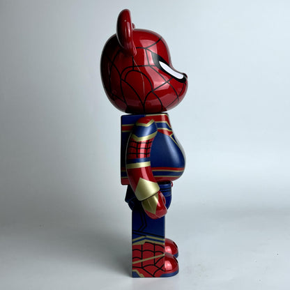 28cm BEARBRICK 400% Spiderman ABS Action Figure Boxed