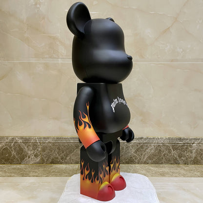 70cm BEARBRICK 1000% Flame ABS Action Figure Boxed