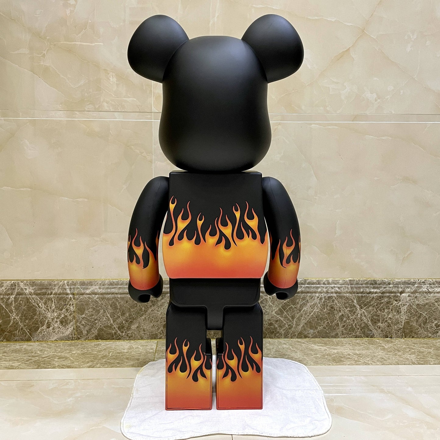 Hobby - 70cm BEARBRICK 1000% Flame ABS Action Figure Boxed