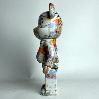 28cm BEARBRICK 400% Basquiat 9 Generation ABS Action Figure Boxed