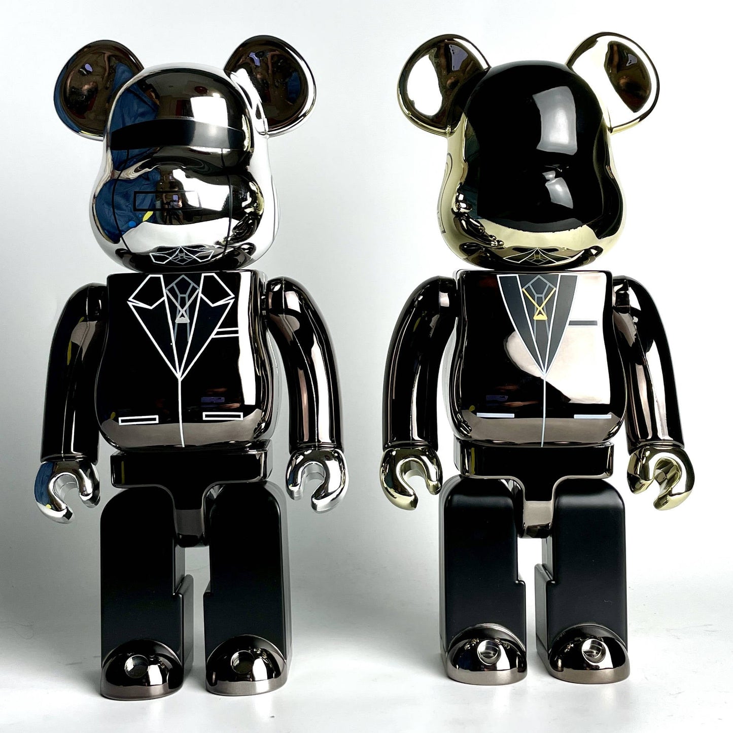 Hobby - 28cm BEARBRICK 400% Daft Punk ABS Action Figure Boxed 2 Styles/Sets