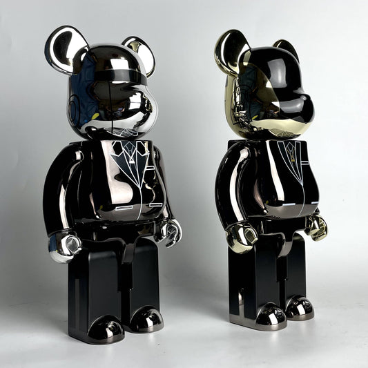 Hobby - 28cm BEARBRICK 400% Daft Punk ABS Action Figure Boxed 2 Styles/Sets