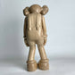 28cm 400% KAW Bearbrick Wooden Small Lie Anime Action Figure With Wooden Box-FuGui Tide play