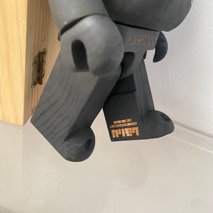 Wooden Bearbrick 400% MASTERMIND Action Figure With Wooden Box | FuGui Tide play