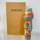 Wooden Bearbrick 400% HAROSHI - Haroshi Action Figure With Wooden Box