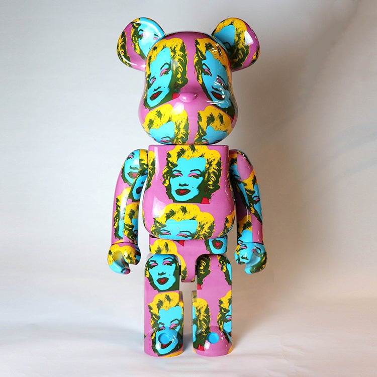 Hobby - 70cm BEARBRICK 1000% Andywarhol Monroe 2 ABS Action Figure Boxed