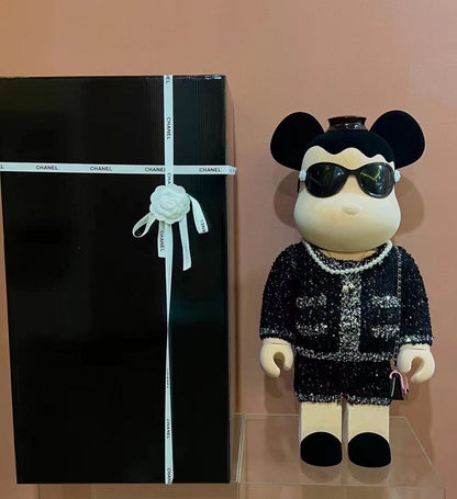 70cm BEARBRICK 1000% COCO ABS Action Figure Boxed