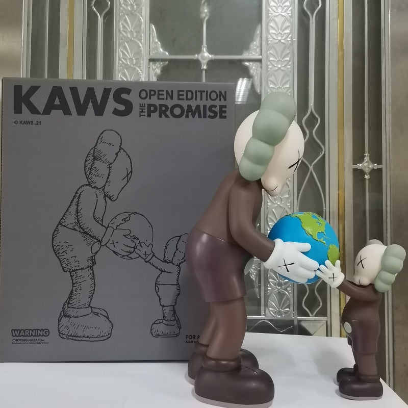 Hobby - 35CM Art KAWS The Promise Earth Qatar Original Factory Without Box