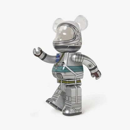 28cm BEARBRICK 400% NASA PROJECT MERCURY ABS Action Figure Boxed