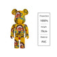 Hobby - 70cm BEARBRICK 1000% Andywarhol X Basquiat 3 ABS Action Figure Boxed