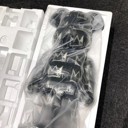 70cm BEARBRICK 1000% Basquiat 8th Generation ABS Action Figure Boxed