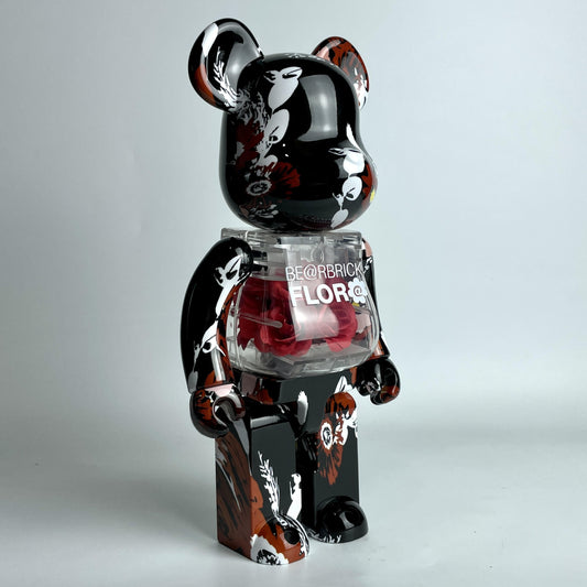 Toy - 28cm BEARBRICK 400% FLOR ABS Action Figure Boxed