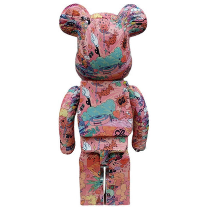 70cm BEARBRICK 1000% QQ ABS Action Figure Boxe
