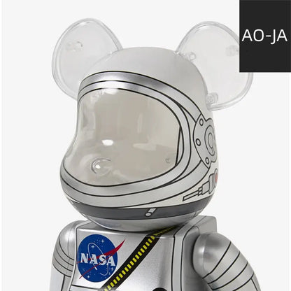 28cm BEARBRICK 400% NASA PROJECT MERCURY ABS Action Figure Boxed