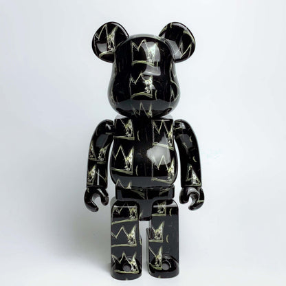 70cm BEARBRICK 1000% Basquiat 8th Generation ABS Action Figure Boxed