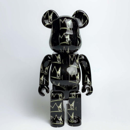 Hobby - 70cm BEARBRICK 1000% Basquiat 8th Generation ABS Action Figure Boxed