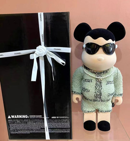 70cm BEARBRICK 1000% COCO ABS Action Figure Boxed