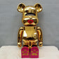 Hobby - 70cm BEARBRICK 1000% HajimeSorayama Red Lips Gold ABS Action Figure Boxed