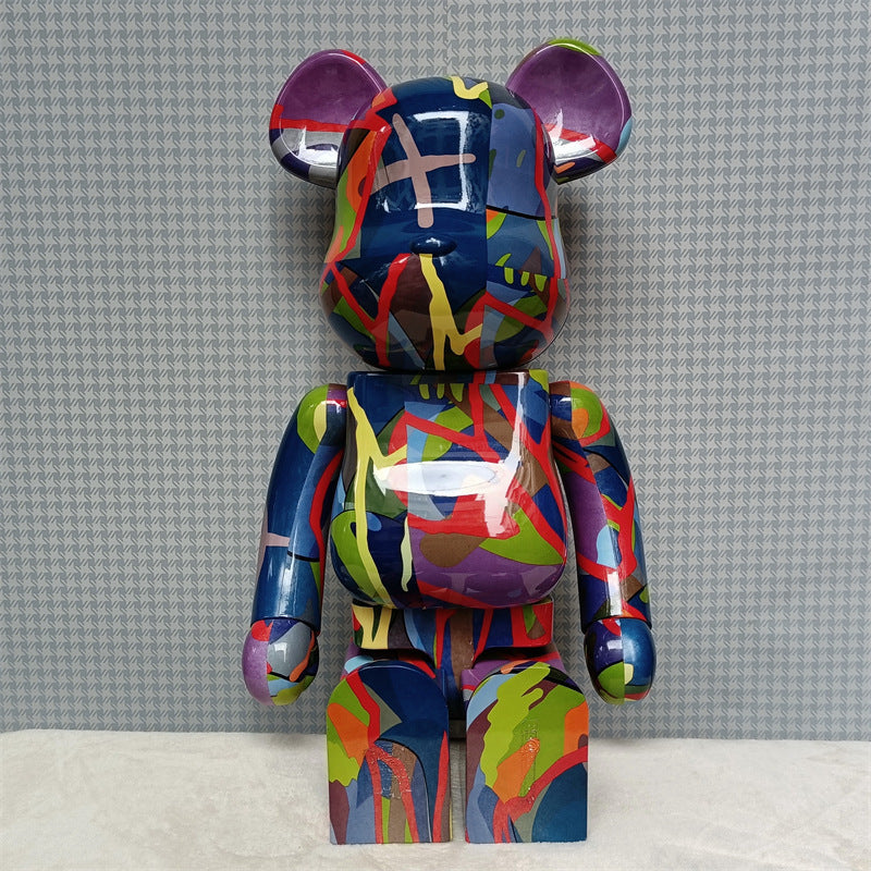 Hobby - 70cm BEARBRICK 1000% KAW ABS Action Figure Boxed