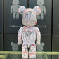 Hobby - 70cm BEARBRICK 1000% Basquiat 2th Generation ABS Action Figure Boxed