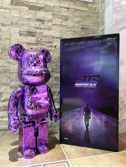 70cm BEARBRICK 1000% JJ Lin ABS Action Figure Boxed