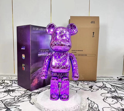 70cm BEARBRICK 1000% JJ Lin ABS Action Figure Boxed