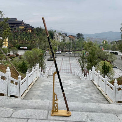 5.6-Foot Wukong RuyI Jingu Bang, Black Myth Equipment, Carbon steel will following golden backed staff | FuGui Tide play