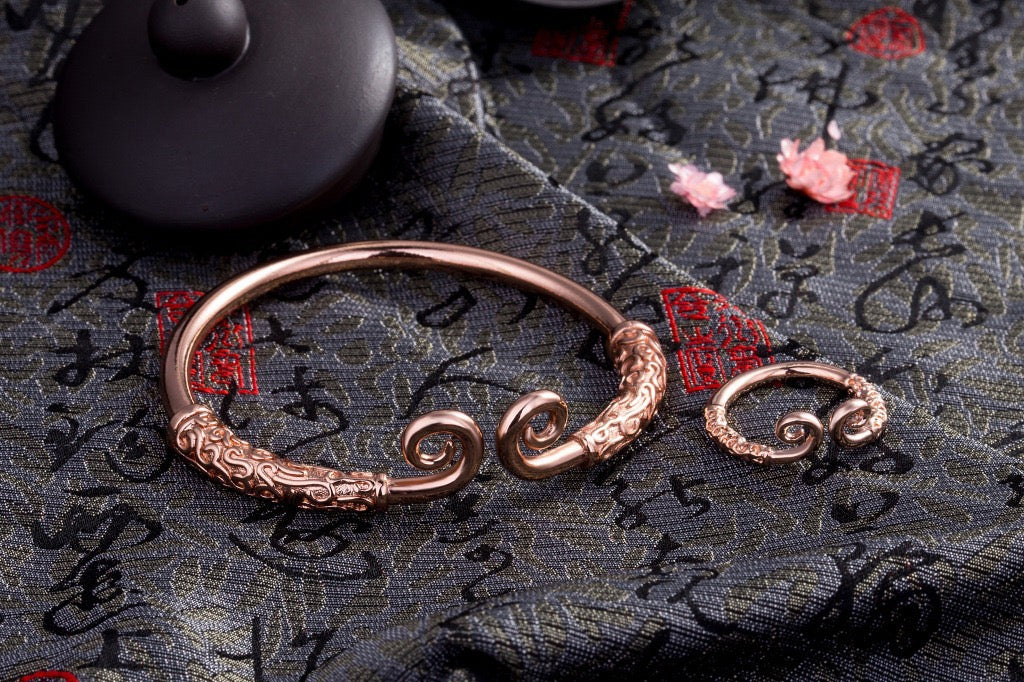 Cooper Jewelry Wukong the Incantation of the Golden Hoop Bracelet and Ring Combination set