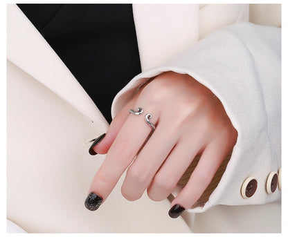 925 silver Jewelry Wukong the Incantation of the Golden Hoop+Jingu Bang Ring Combination set | FuGui Tide play