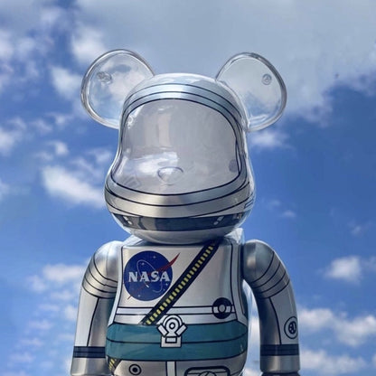 28cm BEARBRICK 400% NASA PROJECT MERCURY ABS Action Figure Boxed