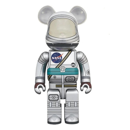 28cm BEARBRICK 400% NASA PROJECT MERCURY ABS Action Figure Boxed