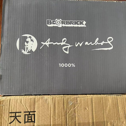 70cm BEARBRICK 1000% Andywarhol Elvispresley ABS Action Figure Boxed