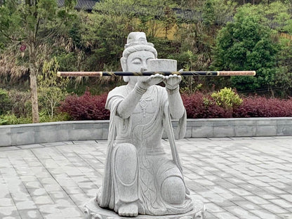 5.6-Foot Wukong RuyI Jingu Bang, Black Myth Equipment, Carbon steel will following golden backed staff | FuGui Tide play