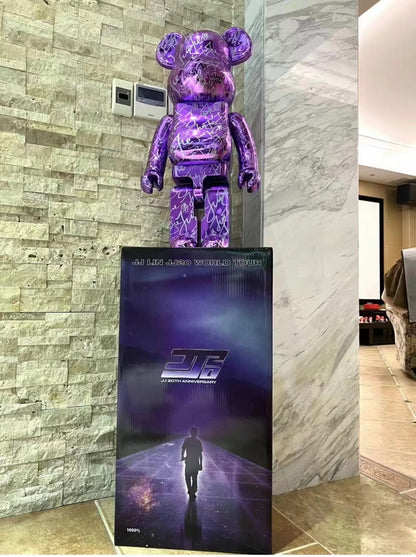 70cm BEARBRICK 1000% JJ Lin ABS Action Figure Boxed