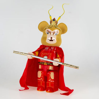 28cm BEARBRICK 400% Black Wukong ABS Action Figure Boxed | FuGui Tide play