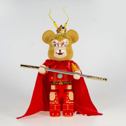28cm BEARBRICK 400% Black Wukong ABS Action Figure Boxed | FuGui Tide play