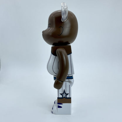 28cm BEARBRICK 400%+100% O'Neal , Iverson ABS Action Figure Boxed