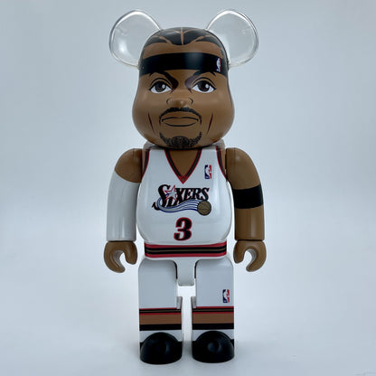 28cm BEARBRICK 400%+100% O'Neal , Iverson ABS Action Figure Boxed