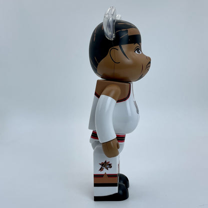 28cm BEARBRICK 400%+100% O'Neal , Iverson ABS Action Figure Boxed