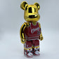 28cm BEARBRICK 400%+100% Jordan Red ABS Action Figure Boxed