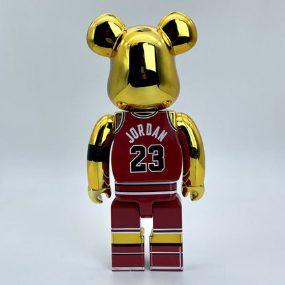 28cm BEARBRICK 400%+100% O'Neal , Iverson ABS Action Figure Boxed