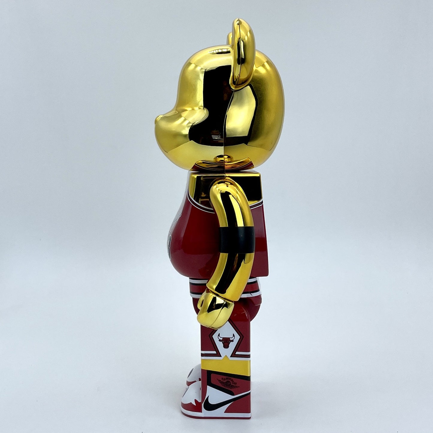 28cm BEARBRICK 400%+100% Jordan Red ABS Action Figure Boxed