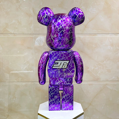 70cm BEARBRICK 1000% JJ Lin ABS Action Figure Boxed