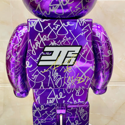 70cm BEARBRICK 1000% JJ Lin ABS Action Figure Boxed