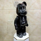 70cm BEARBRICK 1000% BAPE Leather Jacket Bear ABS Action Figure Boxed