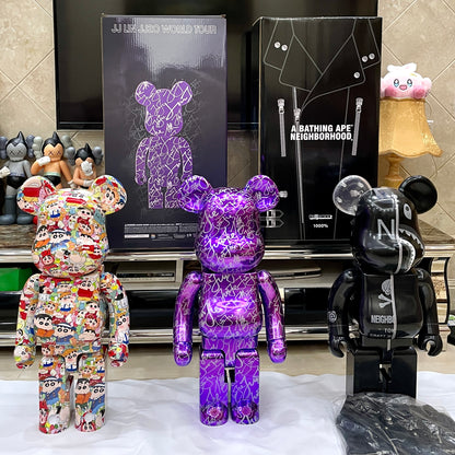 70cm BEARBRICK 1000% JJ Lin ABS Action Figure Boxed