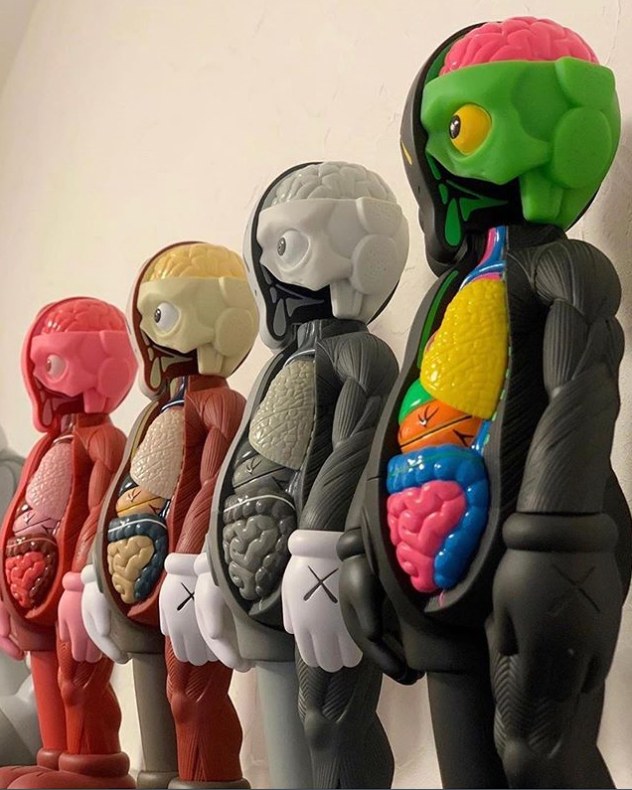 16 Inch kaws action figure Dissected Companion