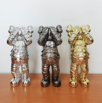 36cm KAW Space Holiday Black Gold and Silver Action Figure Boxed