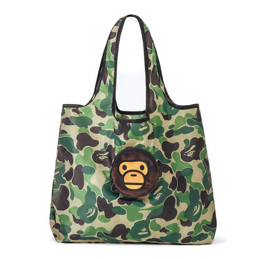2021 BAPE Magazine Appendix Camouflage Portable Single Shoulder Bag Large Shopping Bag